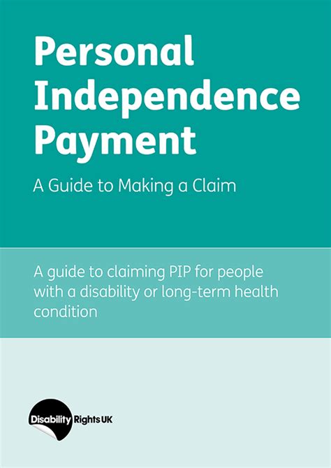 Personal Independence Payment Pip Guide Disability Rights Uk