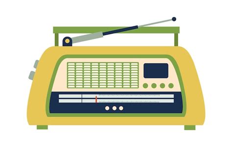 Premium Vector Retro Radio Vintage Icon Vector Illustration