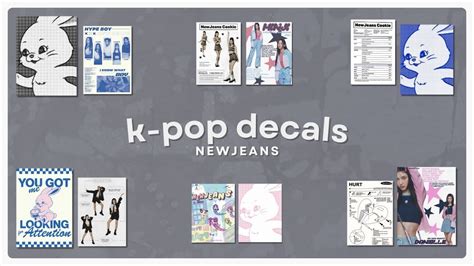 35 Aesthetic Kpop Decals Codes Newjeans Bloxburg Berry Avenue