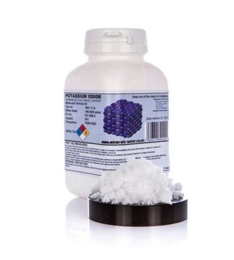 100g Potassium Iodide Crystals, 99% Pharmaceutical Grade - Vital Minerals