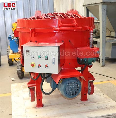 Refractory Pan Mixer Site Construction Leadcrete Engineering Machinery