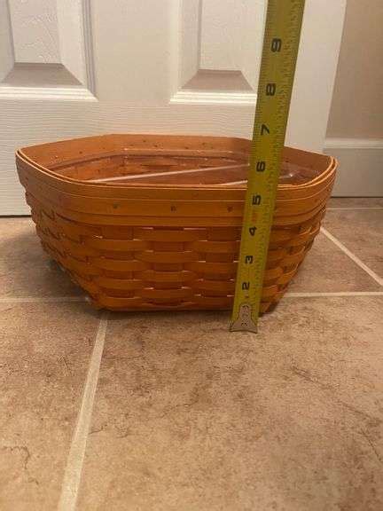 Longaberger Inch Generation Basket With Divided Protector Trice