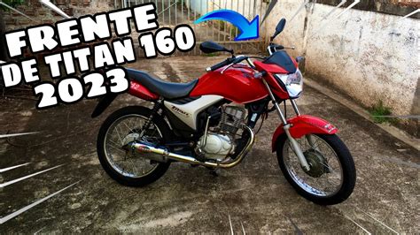 COMO INSTALAR FRENTE DA TITAN 160 2023 NA TITAN 150 MIX COMPLETA