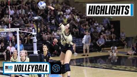 Minnesota At Purdue Highlights Big Ten Volleyball Sept