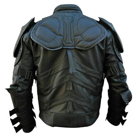 Batman The Dark Knight Rises Motorcycle Biker Leather Jacket