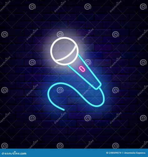 Talent Night Neon Signboard Vector Talent Show Neon Sign Design