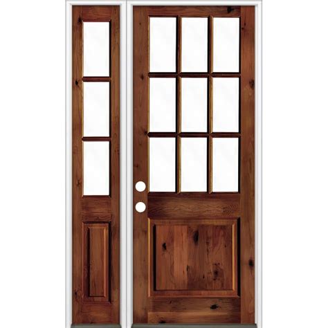 Reviews For Krosswood Doors In X In Knotty Alder Right Hand