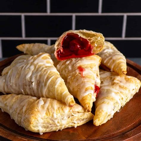 Homemade Cherry Turnovers With Puff Pastry Recipe The Cooking Duo