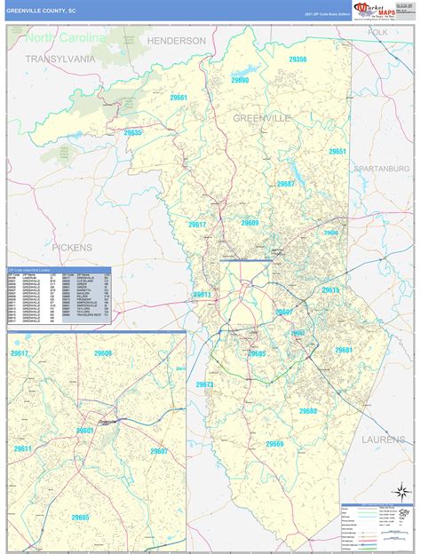 Zip Code Map Greenville Sc Map Of Massachusetts