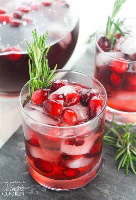 Cranberry Holiday Punch A Delicious Holiday Drink Idea