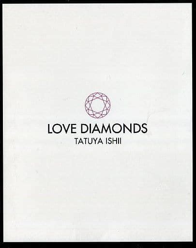 Japanese Music Cds Tatsuya Ishii Love Diamonds [first Production Limited Edition With Blu Ray