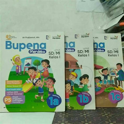 Jual Bupena Merdeka Untuk Sd Mi Kelas Satu Paket Dari A B C Shopee