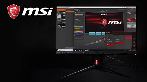 How To Customize Rgb Led On Msi Optix Mpg Series Monitor Gaming