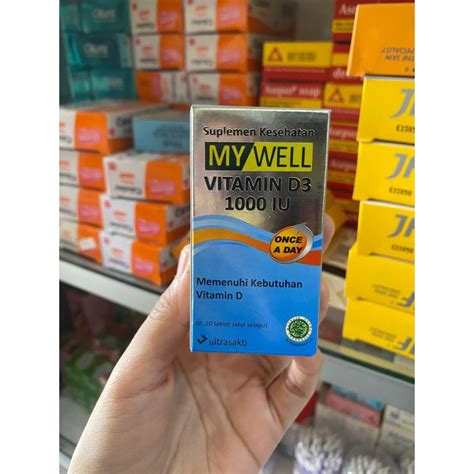 Jual My Well Vit D3 1000 IU 20 Tablet Shopee Indonesia