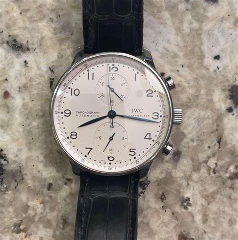 Wts Iwc Portuguese Chronograph Iw3714 17 Rwatchexchange