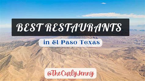 BEST RESTAURANTS IN EL PASO, TX - The Curly Jenny