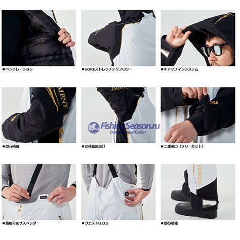 Костюм Daiwa DW-1020T Tournament Gore-Tex BK 3XL купить - Официальный ...