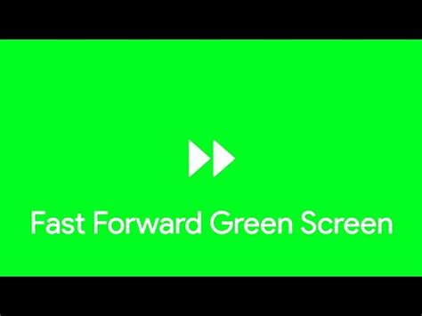 Fast Forward Green Screen Full Hd Youtube