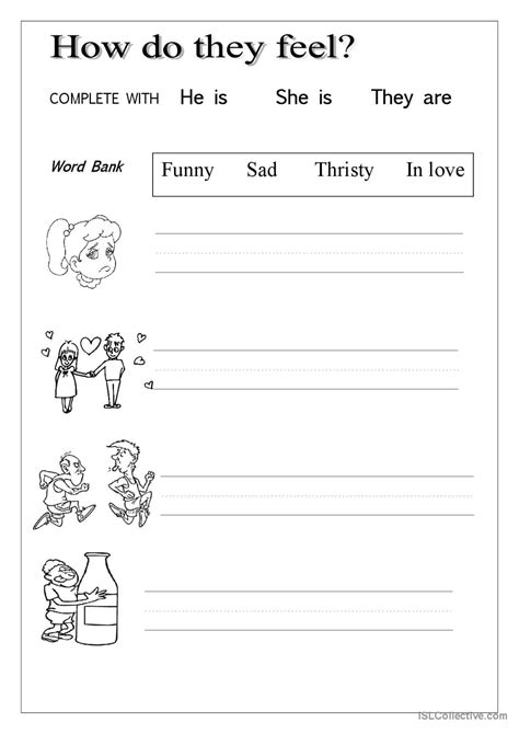 Feelings English Esl Worksheets Pdf And Doc