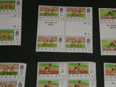 Vanuatu Lot 36 timbres neufs MNH thème Sports été et Unicef eBay