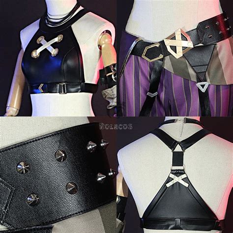 Anime LOL Arcane Jinx The Loose Cannon Cosplay Costume