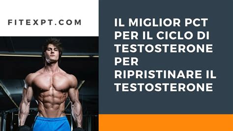 Il Miglior Pct Per Il Ciclo Di Testosterone Per Ripristinare Il