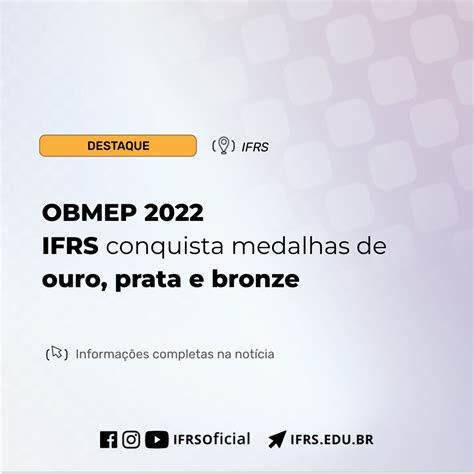 Ifrs Campus Rolante Conquista Premia Es Na Olimp Ada Brasileira De