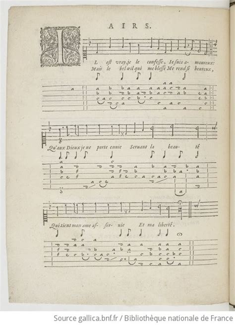 Airs de différents autheurs mis en tablature de luth par Gabriel