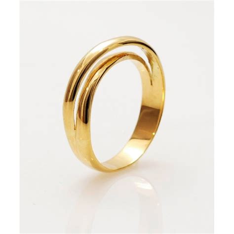 Anillo Para Mujer En Oro Macizo 18 Quilates Hecho A Mano