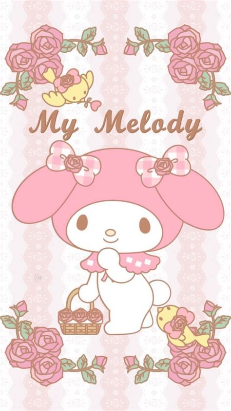 My Melody Hello Kitty Wallpaper Kitty Wallpaper My Melody Wallpaper ...