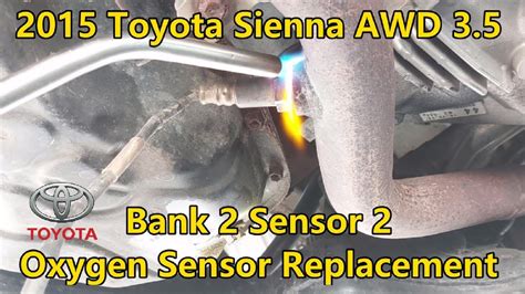 2015 Toyota Sienna Awd 35 Bank 2 Sensor 2 Oxygen Sensor