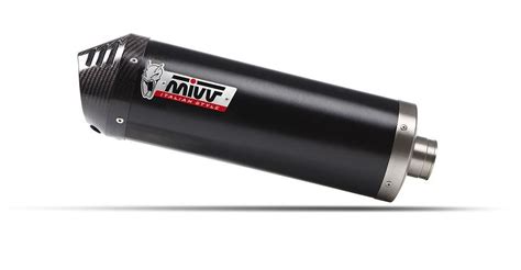 Mivv OVAL Exhaust Benelli TRK 702 X 2023 Street Legal Black Stainless