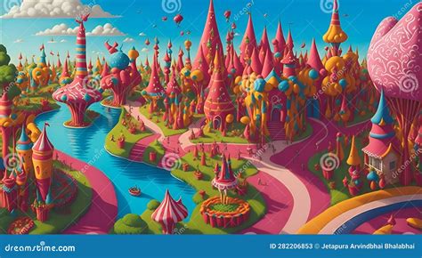 Candyland Kingdom Ruled By The Jolly King Sprinkle And Kind Hearted