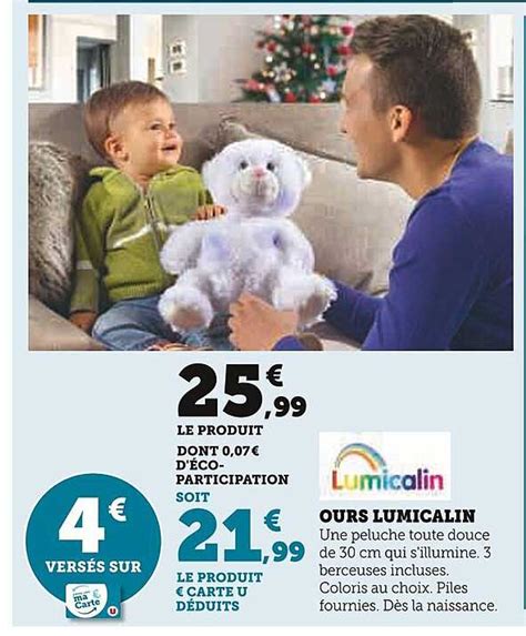 Promo Ours Lumicalin Chez Super U ICatalogue Fr