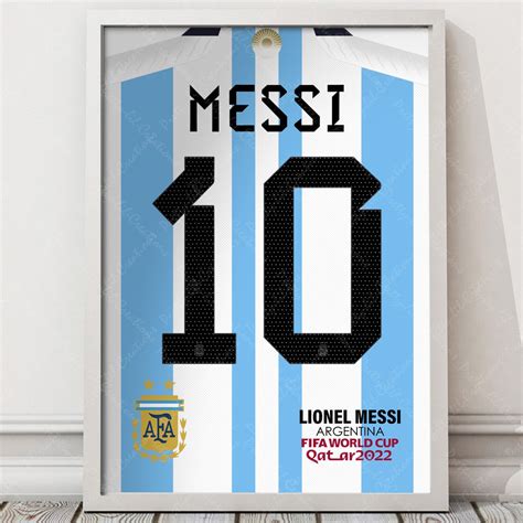 Lionel Messi Iconic Moment S Jersey Art Print Etsy