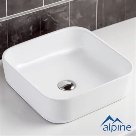 Mia Square Vessel White Bathroom Basins Perth