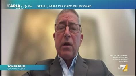 Conflitto In Israele Parla L Ex Capo Del Mossad Zohar Palti La