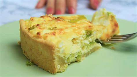 Quiche de Ricota e Alho poró