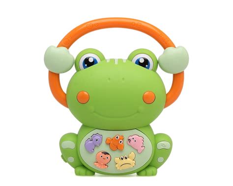 Green Musical Toy Frog Kiokids