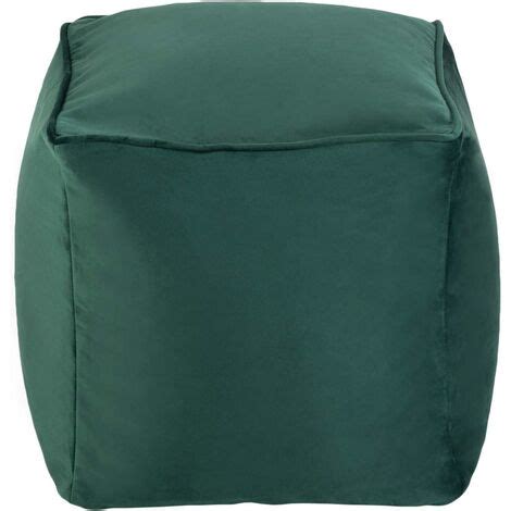 Loft Velvet Bean Bag Ottoman For Living Room Soft Bean Bag