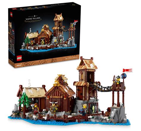 Lego Ideas Viking Village Building Set For Adults Multicolour For