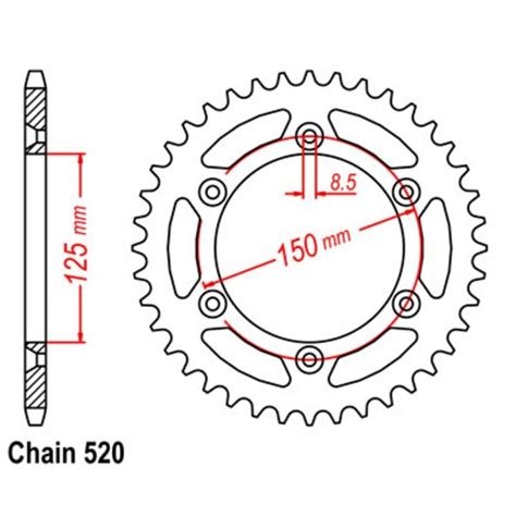 Supersprox Rear Sprocket 51T Orange For KTM 690 DUKE R 2010 2017 520