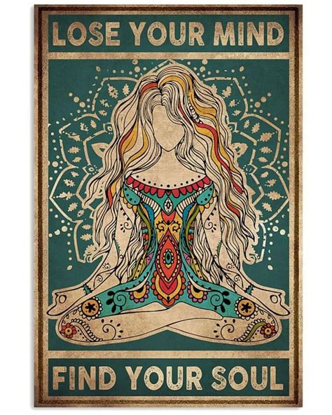 Lose Your Mind Find You Soul Poster | Heart wall art, Hanging wall art ...