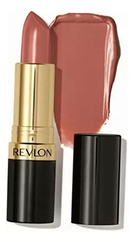 Revlon Labial Super Lustrous Lipstick Tono Blushing Nude Color