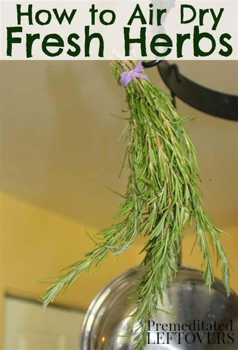 How To Dry Herbs 4 Methods To Dry Fresh Herbs