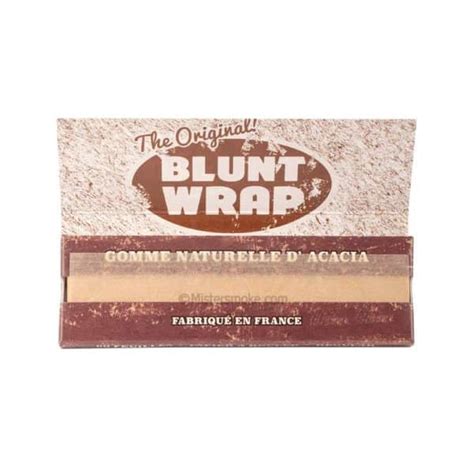 Feuilles Rouler Blunt Wrap Regular Non Blanchi X Mistersmoke