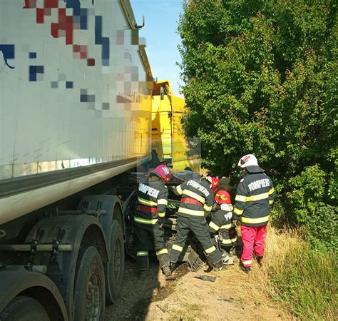 Accident rutier pe E85 în apropierea localității Căldărușanca Info