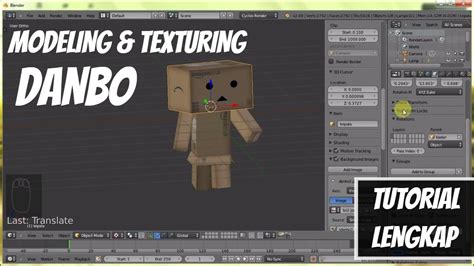 Tutorial Dasar Blender 3D Untuk Pemula Cara Membuat Karakter Danbo HD