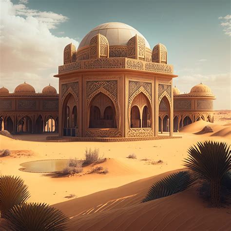 Prompt Desert Palace With Ancient Arab Design Download Script For Ai Prompti Ai