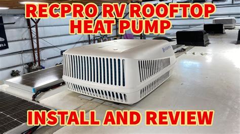 Recpro Houghton Rv Rooftop Ducted Heat Pump Install Youtube